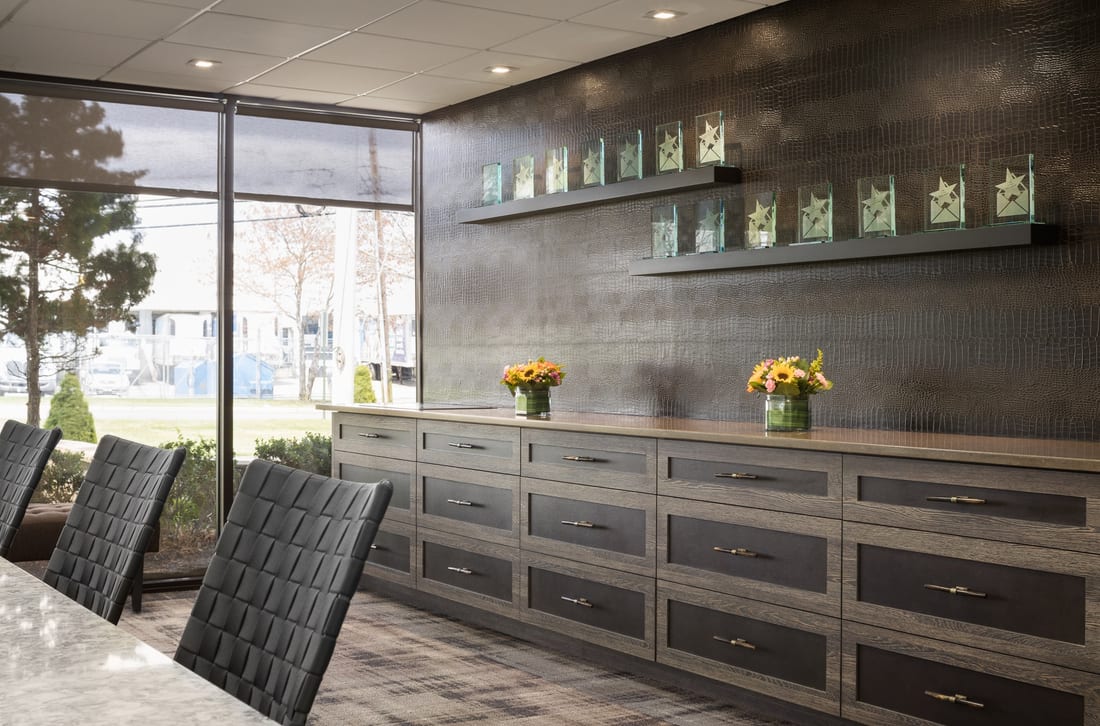 Designer Greetings Office - Modern Reception Area