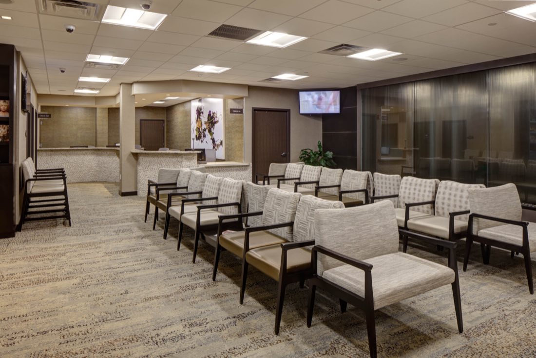 University Pain & Spine Center in Healthcare, interior design by INSABELLADESIGN, serving Fair Haven